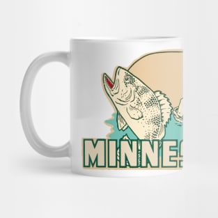 Vintage Style Minnesota Decal Mug